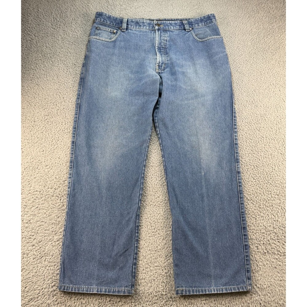 Ermenegildo Zegna Jeans Mens 38x30 Blue Denim Straight 5 Pocket D-TK-6297 Italy